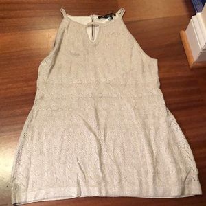 White House Black Market Matchback Halter medium